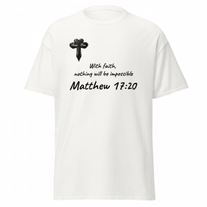 Light Over Darkness Essential White Shirt